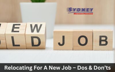 Relocating For A New Job – Dos & Don’ts