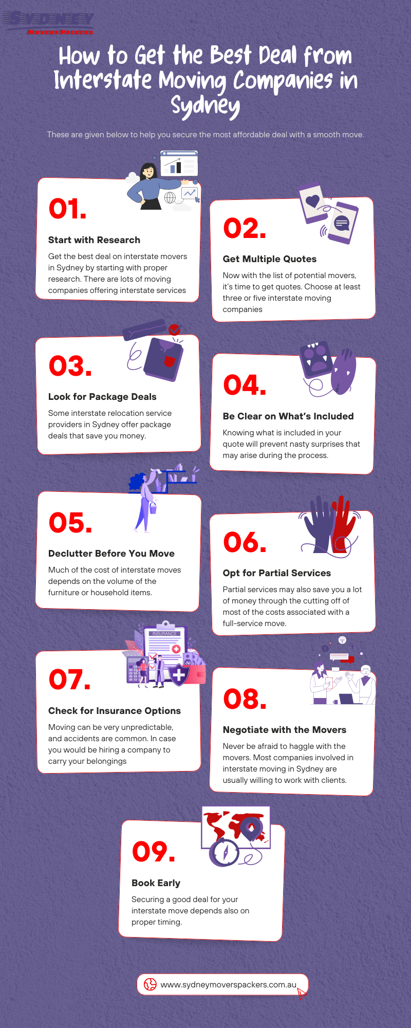 How to Get the Best Deal from Interstate Moving Companies in Sydney Infographic