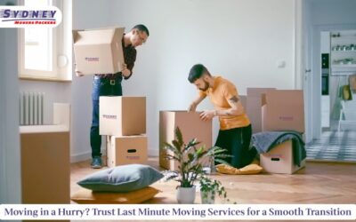 Moving in a Hurry? Trust Last Minute Moving Services for a Smooth Transition