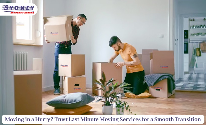 Moving in a Hurry? Trust Last Minute Moving Services for a Smooth Transition