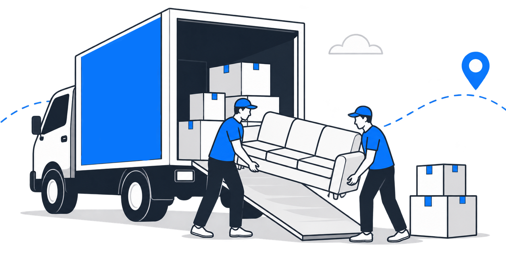 Moving Day Arrives